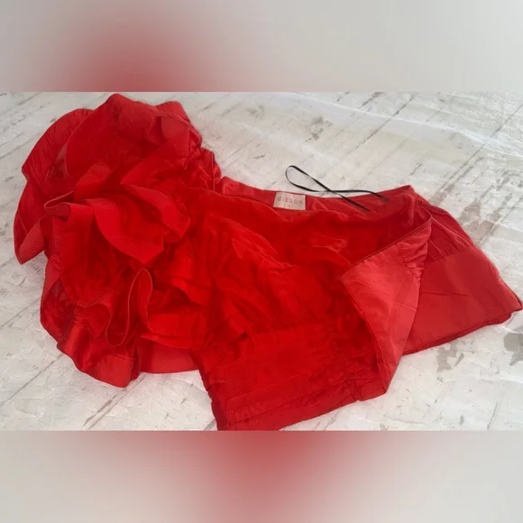 Risa One Shoulder Ruffle Top - Picture 5 of 8